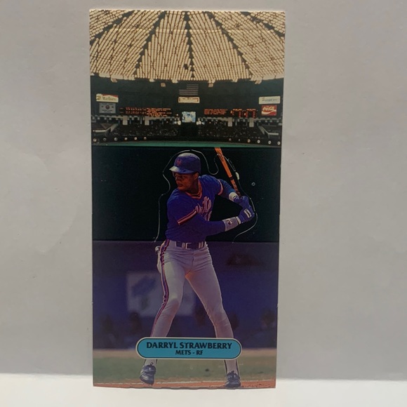 1987 Donruss All-Stars Pop-Ups Darryl Strawberry Mets (MISC6) - Picture 1 of 2